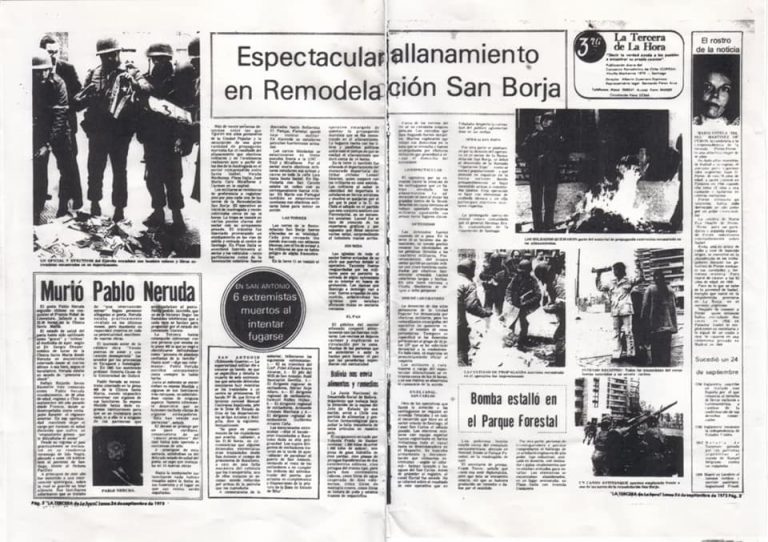 68 espectacular allanamiento san borja la tercera 24 septiembre 1973