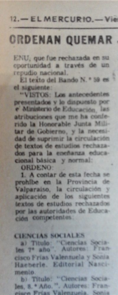 5 (VIAJANDO CON PALABRAS Y FRIAS VALENZUELA mercurio valparaiso 9 mayo 1975 B)